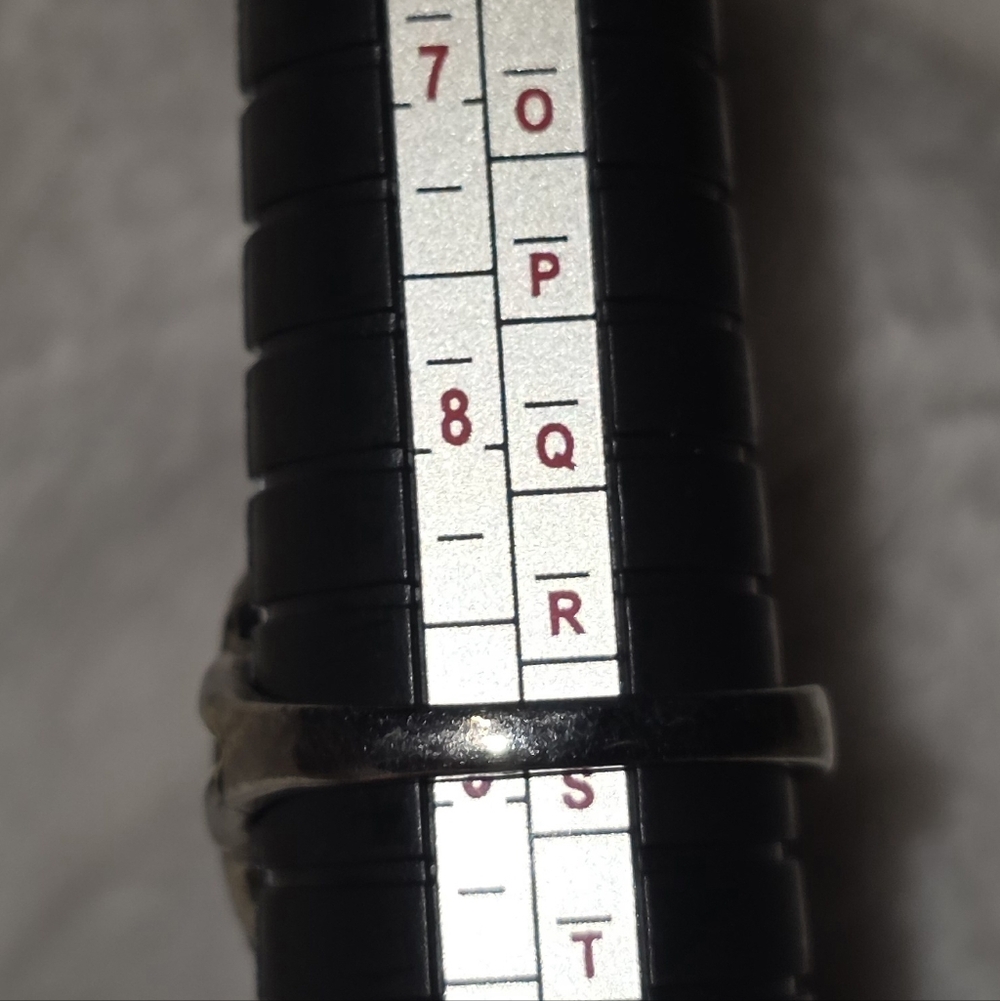 .925 Sterling Silver Cocktail Ruby Ring - image 8